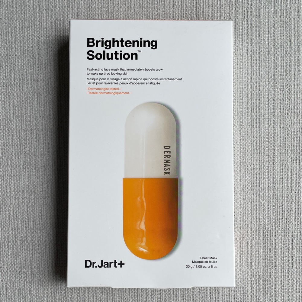 Dr. Jart+ Brightening Solution Sheet Mask - pack of 5